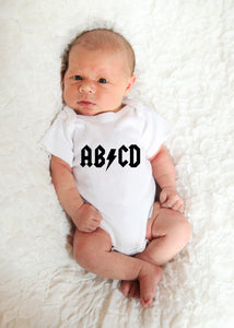 Short Sleeve Onesie - AB/CD