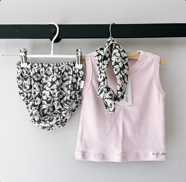 Nappy Cover Set - Ella Pink