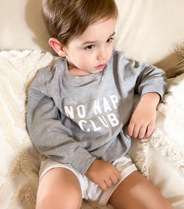 Sweater - No Nap Club Grey