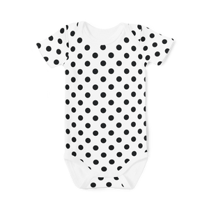 Short Sleeve Onesie -  Polka Dot