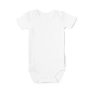 Baby Basics - Short Sleeve Onesie - White