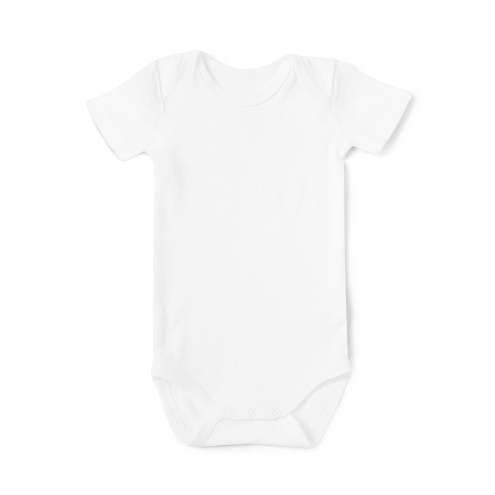 Baby Basics - Short Sleeve Onesie - White