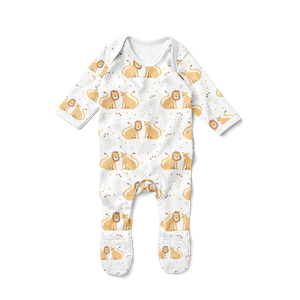 Footed Romper - Lions