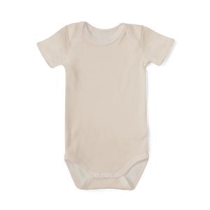 Baby Basics - Short Sleeve Onesie - Stone