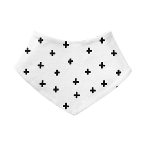 SALE - Bandana Bib - Cross Black