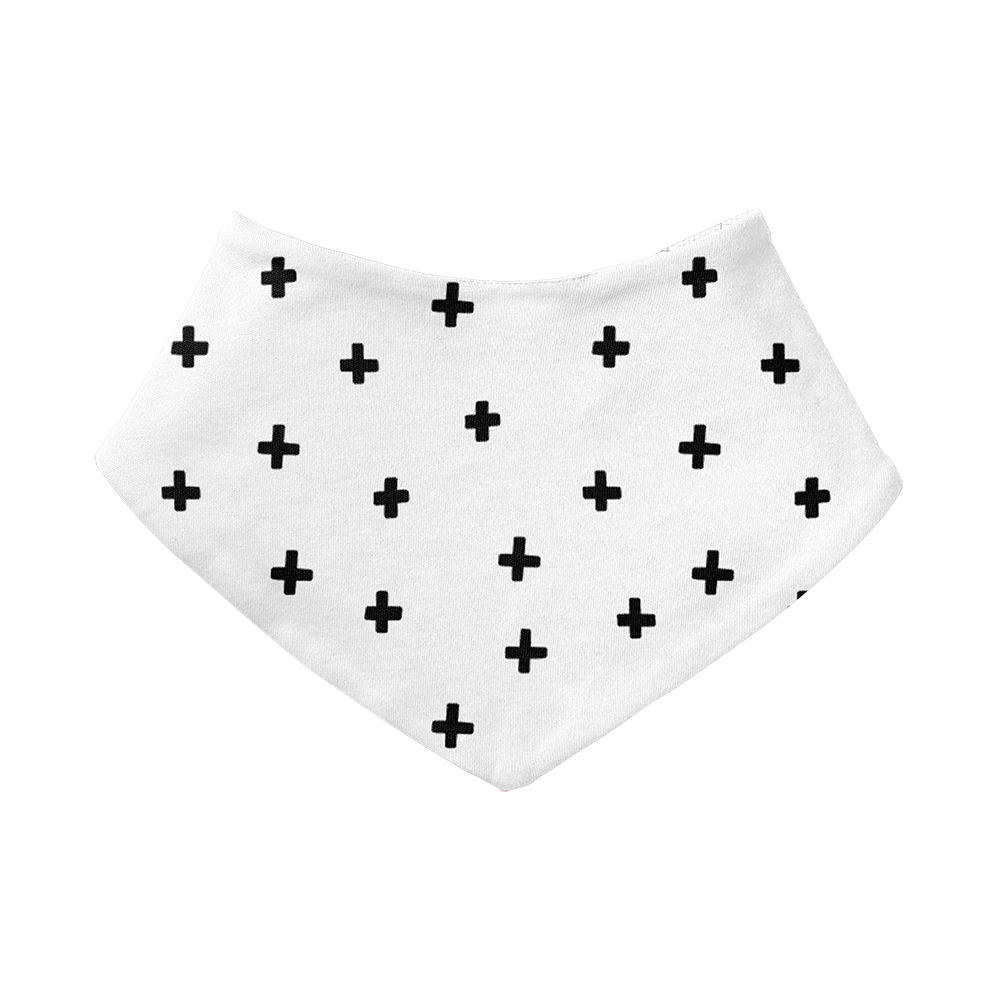 SALE - Bandana Bib - Cross Black