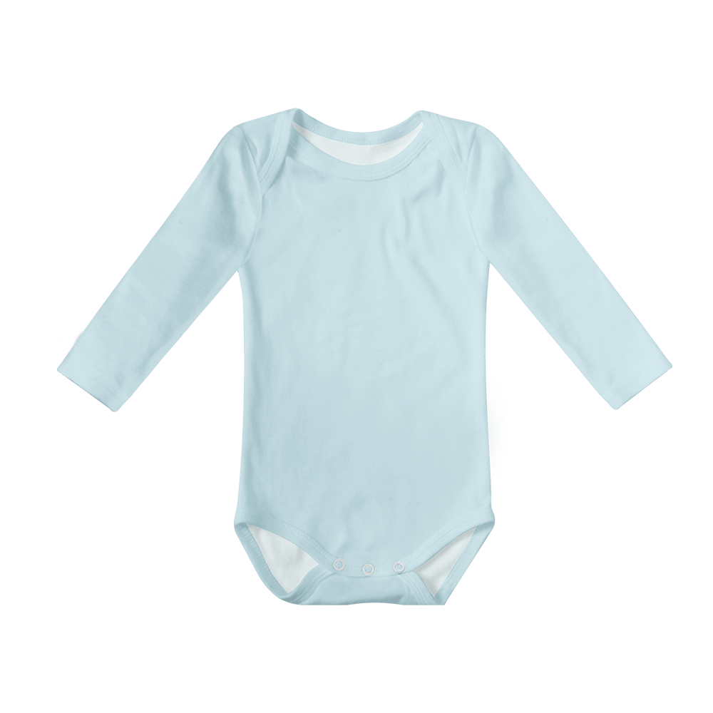 Light blue 2024 baby onesie