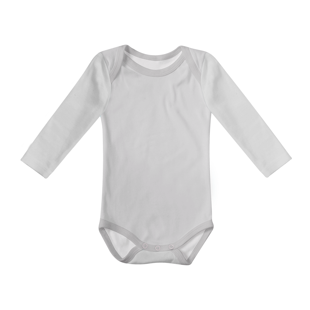 Grey long sleeve baby hot sale onesie