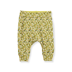 SALE - Jogger Pants - Gold floral