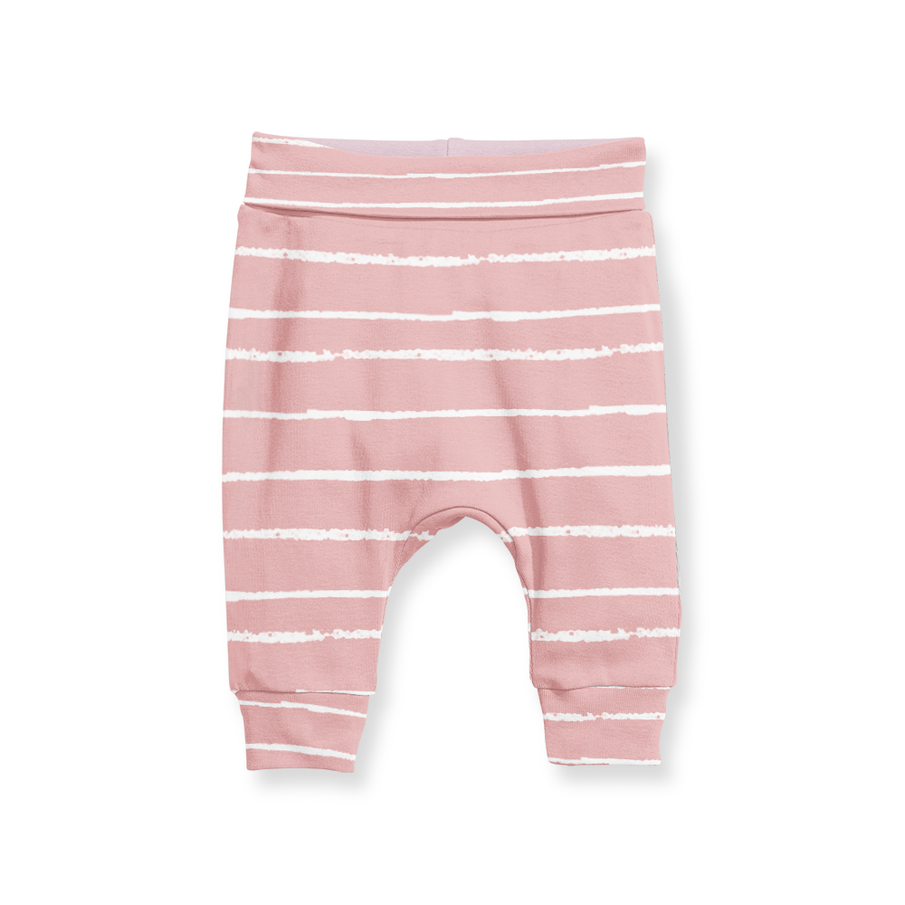 SALE - Jogger Pants - Stripe Blush