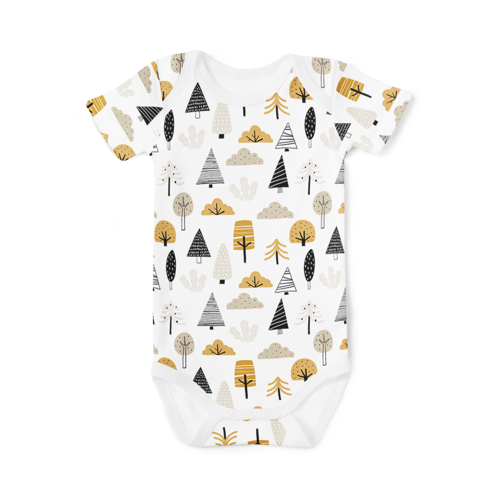 Short Sleeve Onesie - Mystic Woods