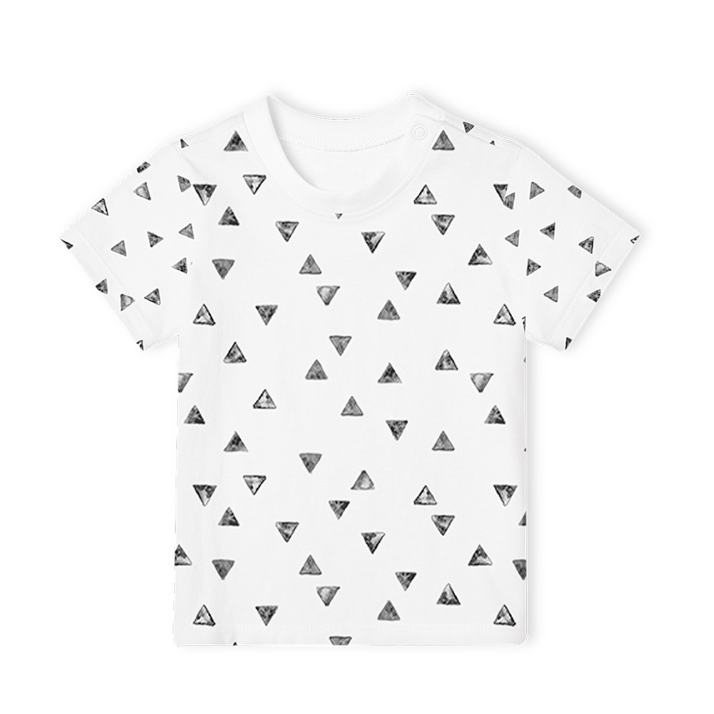 Short Sleeve T-Shirt - Painted Triangles