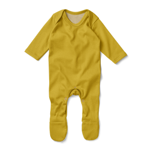 SALE - Footed Romper - Mustard