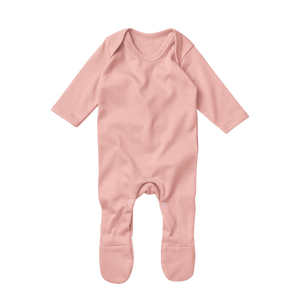 Baby Basics - Footed Romper - Peach