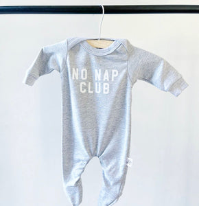 Footed Romper - No Nap Club