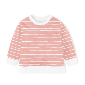 Sweater - Stripe Blush