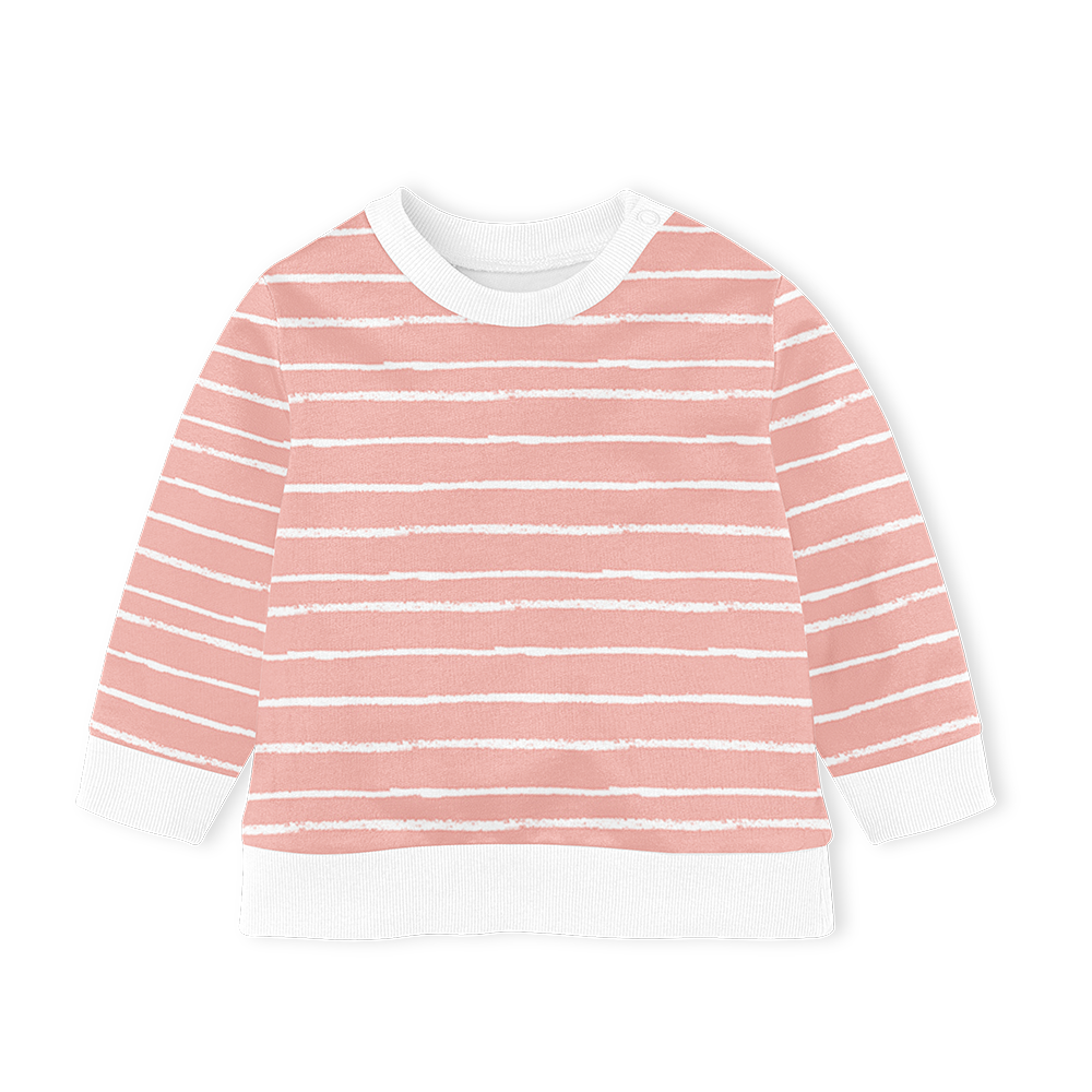 Sweater - Stripe Blush