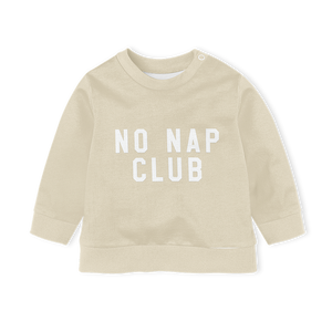 Sweater - No Nap Club Stone