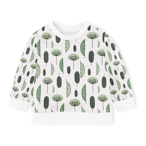 Sweater -Green Leaves